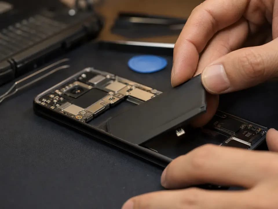Smartphone battery replacement